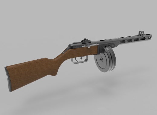PPSh41 Submachine Gun二战苏联造波波沙冲锋枪缩略图